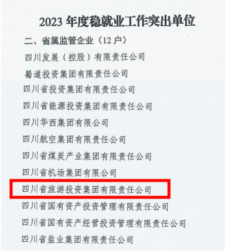 省拉斯维加斯9888集团稳就业工作获省国资委通报表扬